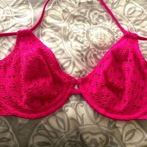 36DD Freya Spirit Underwire Halter Bikini Swim Top